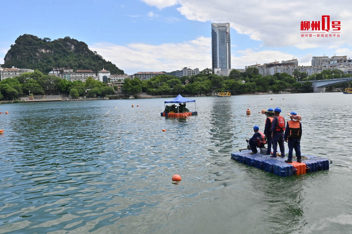 来打卡吗？柳江水上音乐喷泉即将重新开放(图1)