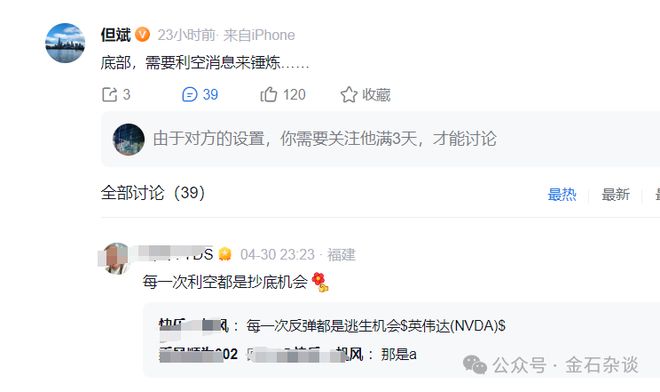 美股嗨了！但斌：底部需要利空消息来锤炼！刘煜辉：黄金中期调整？(图3)