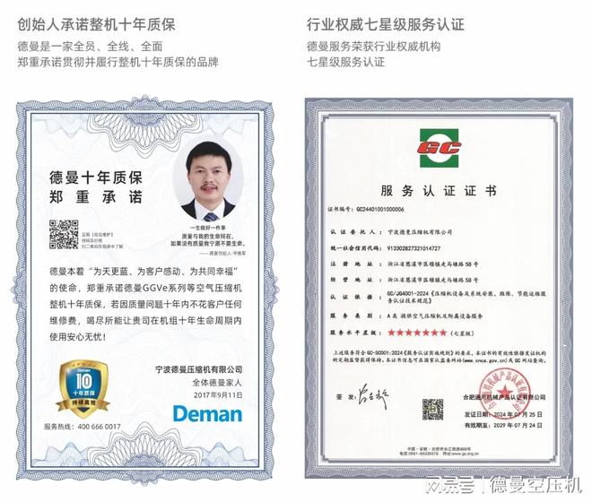 德曼永磁变频空压机：节能30%的技术突破与服务创新(图1)