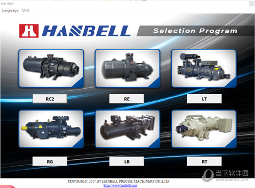 Hanbell(汉钟螺杆压缩机选型软件)V503版(图1)